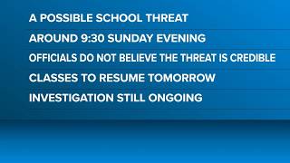 Howe Public Schools closed Monday as precaution against possible threat