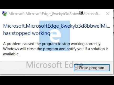 How To fix Microsoft Edge not working | Windows 10 - YouTube