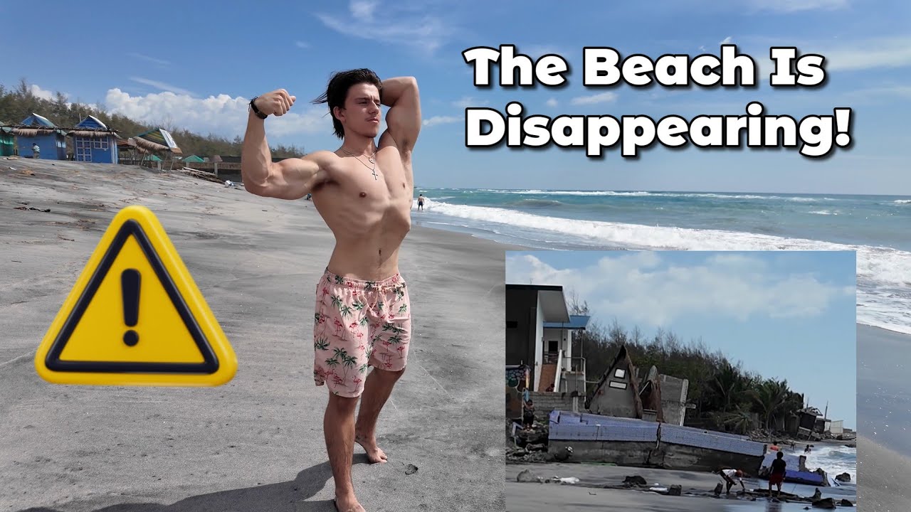 Пляжное шоу Джоша и океанские разрушения на курорте Lim Liwa 😱 | Zambales Vlog