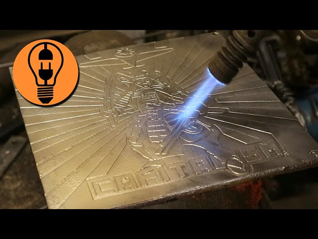 How to Brass Plate with Simple Tools - Torch & Wire Brush Hack