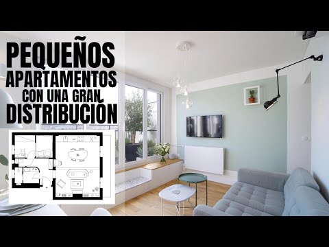 Video: Apartamento minimalista de alto contraste en Kiev