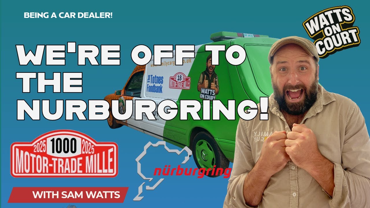 На катафалке на Нюрбургринг! Сокращение расходов и благотворительное путешествие | Watts On Court