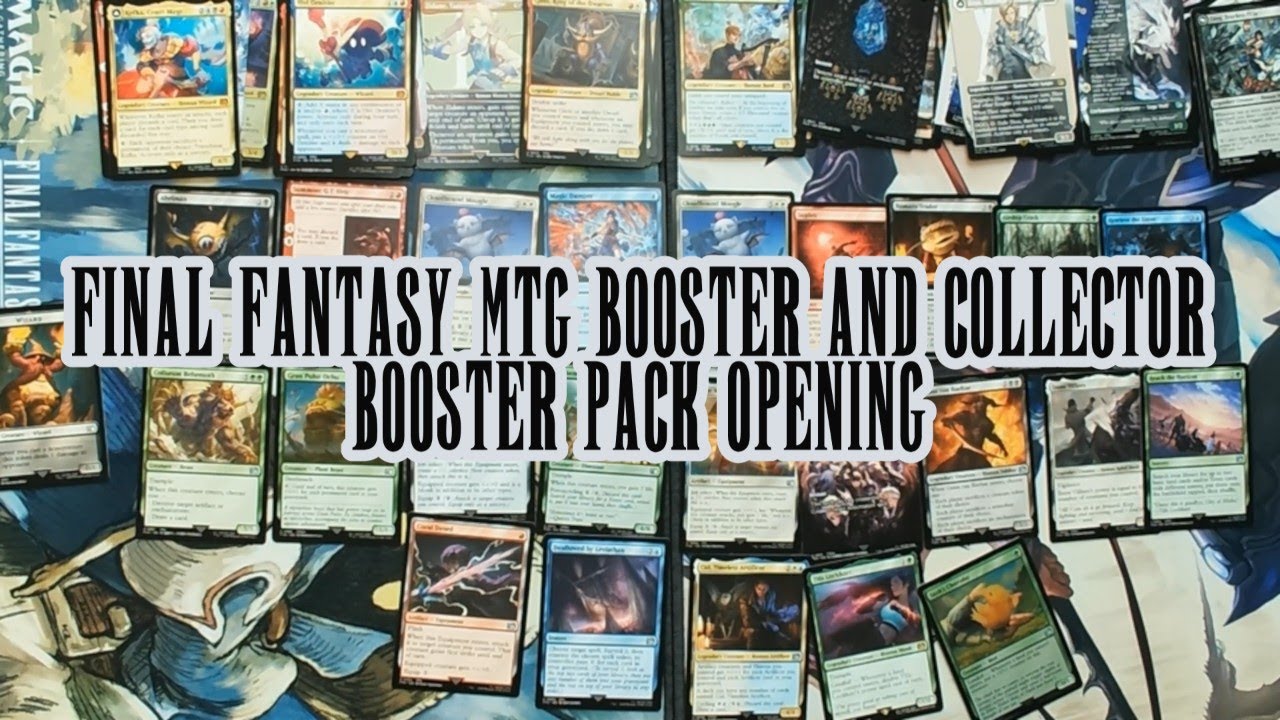 Final Fantasy MTG Booster and Collector Booster Pack Opening - YouTube