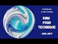 116 ring pour technique  acrylic pouring for beginners ringpour