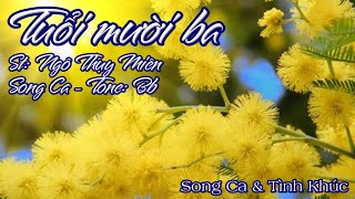 Karaoke Song Ca Tuổi Mười Ba | Song Ca & Tình Khúc