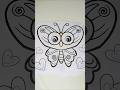 Watch this adorable butterfly get colorful with amazing 3D eyes! 🦋✨ #shorts