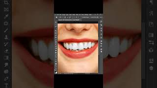 Whiten Teeth in Photoshop | SHORTS PHOTOSHOP |#shorts #adobe #whitening #photoshop #7hawkgraphic #yt screenshot 3
