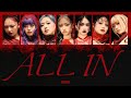 [ HANA ] ALL IN  -歌割り-