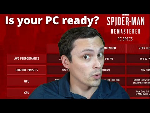 Spider-Man PC System Requirements Analysis