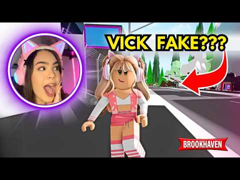 VIREI um FAKE e TESTEI as Pessoas no Brookhaven!!! - ROBLOX