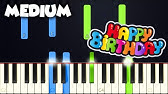 Joyeux Anniversaire Au Piano Tuto Facile Youtube