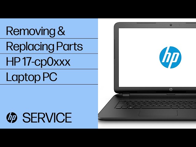 Removing & replacing parts for HP Gaming Pavilion 17