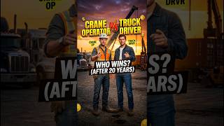 Crane Operator vs Truck Driver Who actually makes more money after 20 years? #shorts #viral