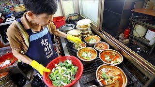 SUPER SPICY Hairtail Stew + STREET FOOD Tour of LARGEST Market in Seoul, South Korea - Namdaemun