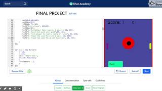 22 FINAL PROJECT   Computer programming   Khan Academy