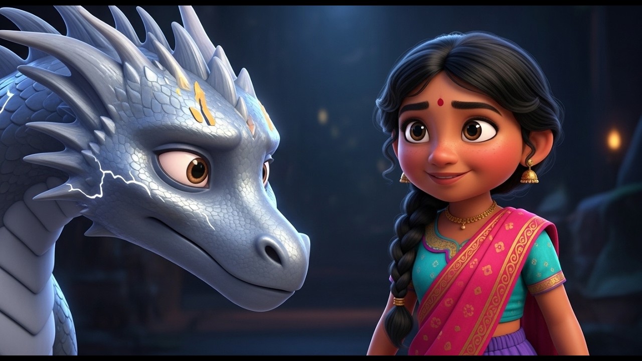 Dragon and stars| Bedtime stories| Meera and the Silver Dragon