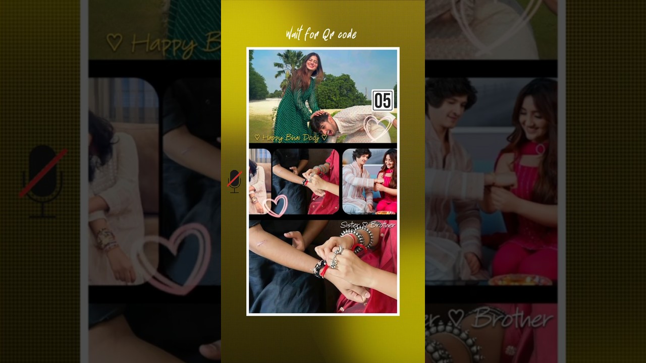 Bhai Dooj (Brother& Sister) Template 📩✨ 