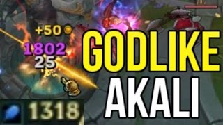 Godlike Diamond 1 Akali Montage - Akali Best Plays Professor Akali League Of Legends