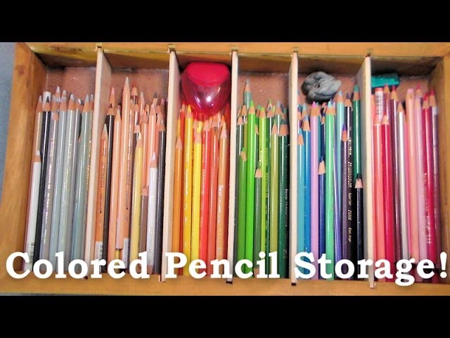 How to Organize Your Colored Pencil Collection  Craft storage, Craft room  storage, Art supplies storage