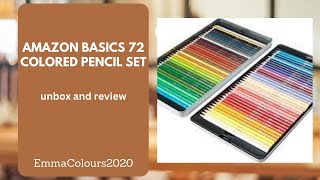 Amazon basics pencil set  My thoughts  adult coloring supplies