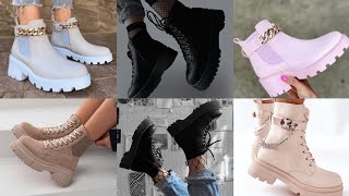 أجمل موضة أحذية شتوية للبنات 2023 روعة fashion shoes 2023 موديلات أحذية بنات شيك