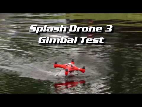 New Splash drone 3 4K PRO Waterproof gimbal put through its paces!
