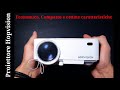 HOPVISION Mini Proiettore 1080P Full HD, Economico e Portatile