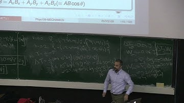 Mechanics I - Week 7 - Day 1 - Lecture 2 - Prof. Dr. Altuğ Özpineci