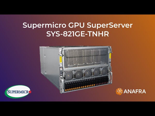Supermicro SYS-821GE-TNHR: GPU server for simulations, analytics