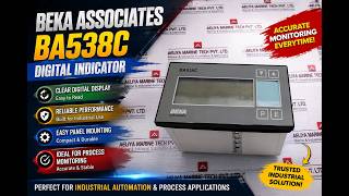 Beka Associates BA538C Digital Indicator for Industrial Process Monitoring and Panel Applications