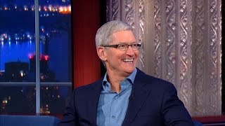 Apple CEO tells Colbert why he came out as gay Information