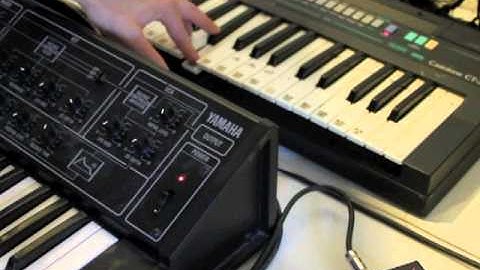 Casio Keyboard and Synthrotek Ring Modulator mixed with Yamaha CS-5