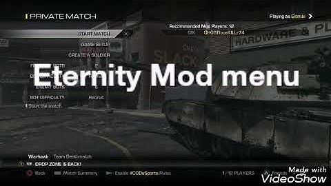COD GHOSTS PS3 MOD MENU(special help by monkey_dyzers)