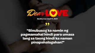 BACKBURNER - Dear Love | April 11, 2024