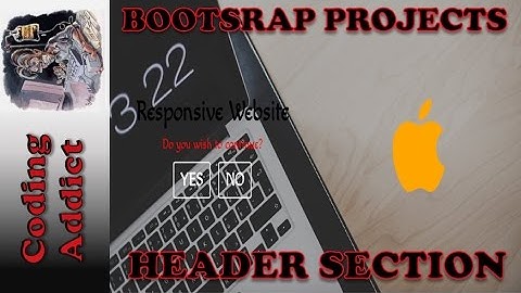 Bootstrap Projects - Header Section