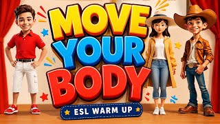 Download lagu Move Your Body! 🕺 Kids Dance Song | Fun Zumba Dance for Children | ESL Warm Up Song