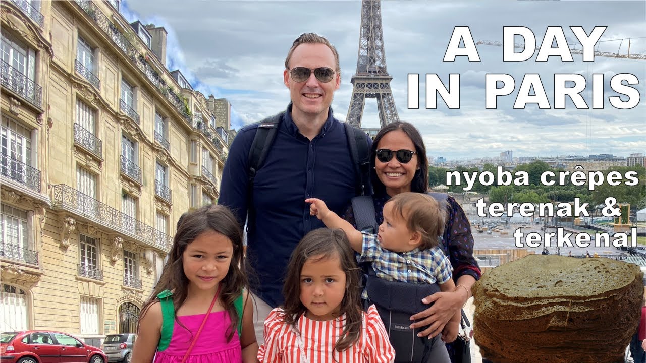 A DAY IN PARIS - KE MENARA EIFFEL DAN MENCICIPI CRÊPE YANG SUPER TERKENAL ENAK DI PARIS 🇫🇷 🥞