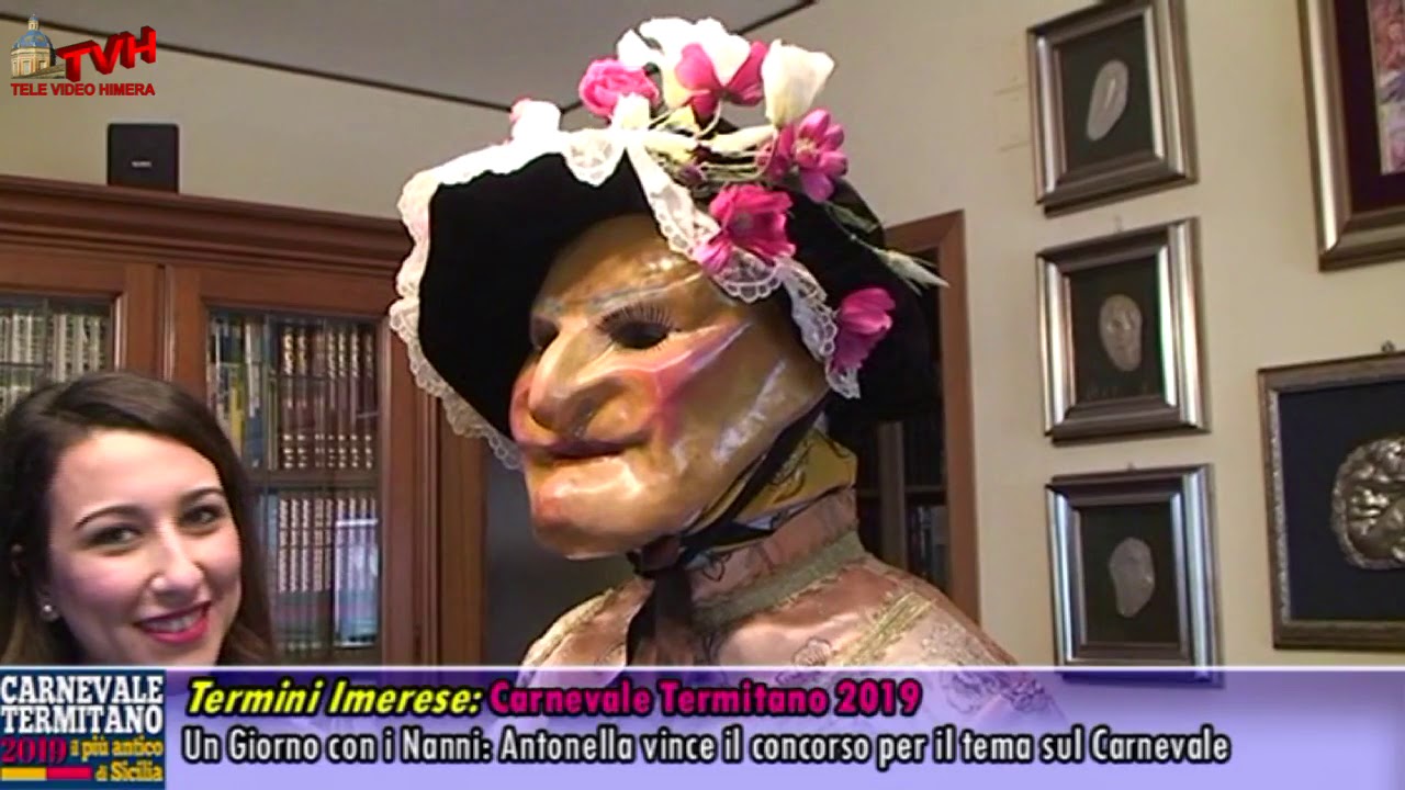 Carnevale Termitano 2019: Un Giorno Con I Nanni, Antonella vince il concorso sul tema del Carnevale