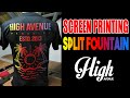 Screen Printing Split Fountain Process for High Avenue