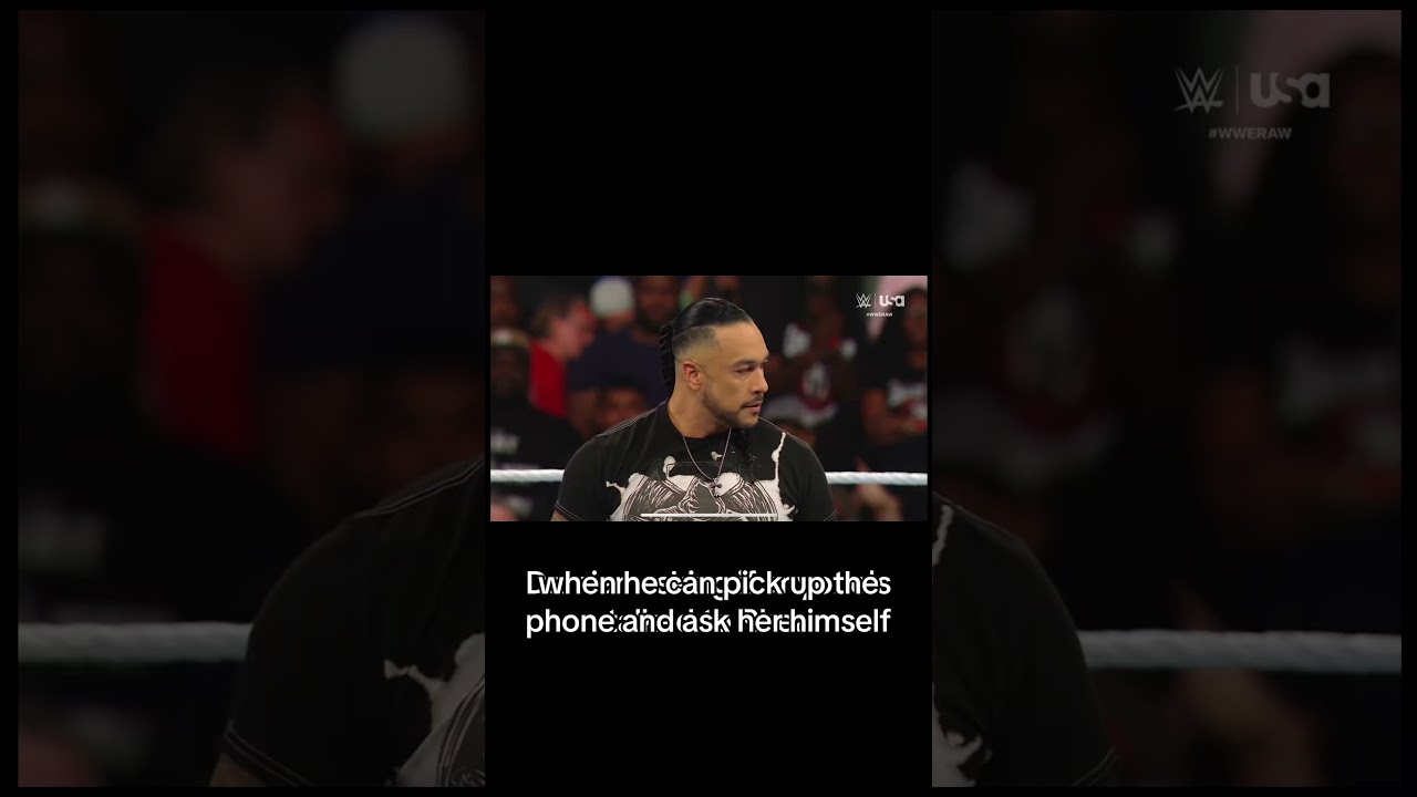 The phone works both ways Rhea Ripley! #wwe #rhearipley #dominikmysterio #livmorgan