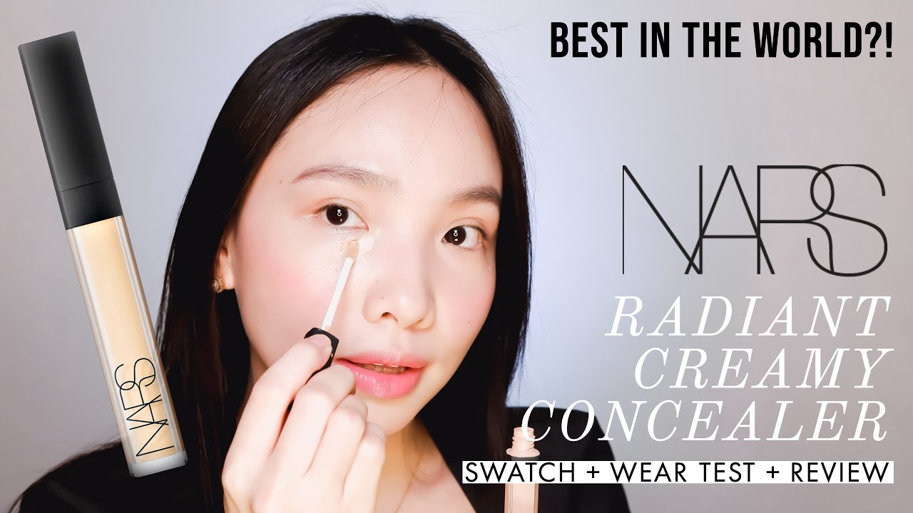 THE BEST! NARS RADIANT CREAMY CONCEALER for Asian Combination Skin | Swatch  + Wear Test + Review - YouTube