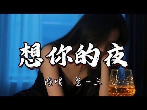 兰一三 - 想你的夜『想你的夜 多希望你能在我身边 不知道你心里 还能否为我改变。』『动态歌词MV』#经典老歌 #翻唱 #伤感音乐 #推荐好听的歌曲 #必听热门歌曲