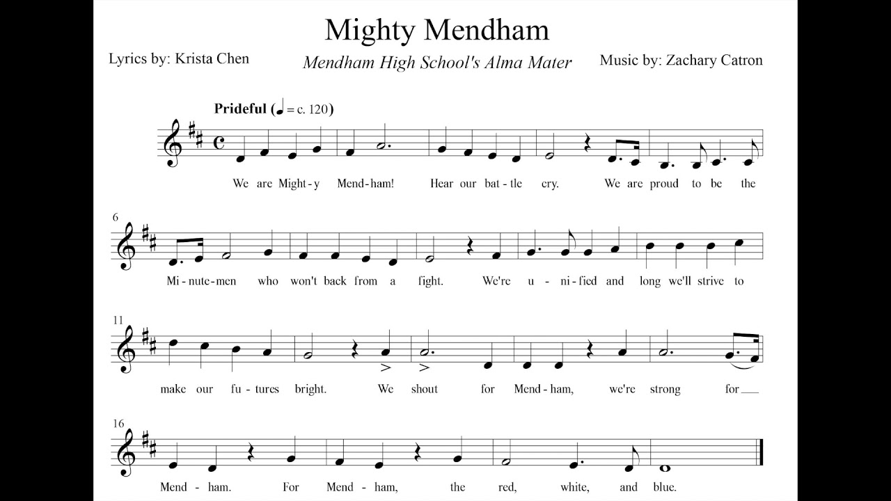 West Morris Mendham HS Alma Mater