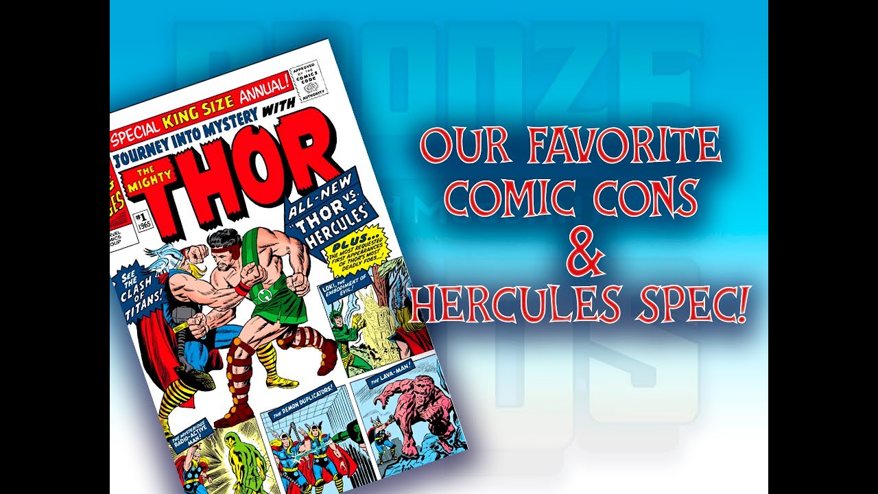 Our favorite comic book conventions, Hercules speculation, Spider-Gwen, John Romita Jr. & more!