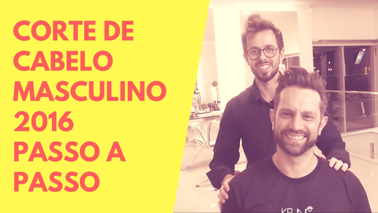 CABELO MASCULINO na tesoura PASSO A PASSO