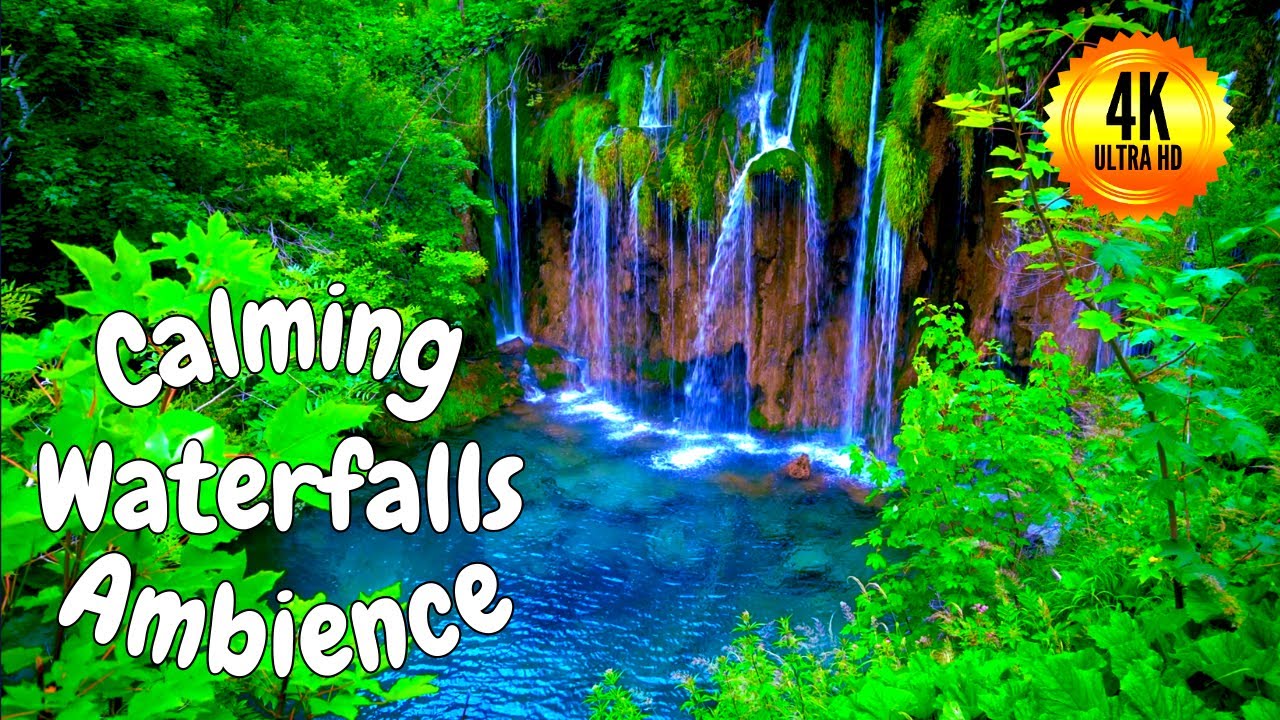 Calming Waterfalls Ambience - YouTube