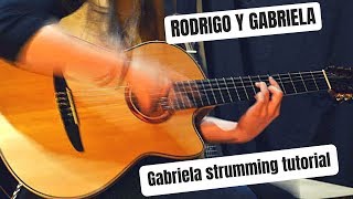 Rodrigo y Gabriela - Gabriela Strumming Technique - Tutorial