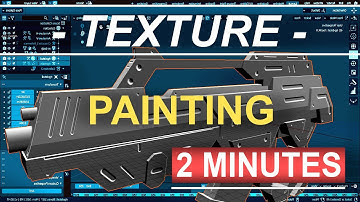 Blender 2.82 : 3D Texture Painting (In 2 Minutes!!!)