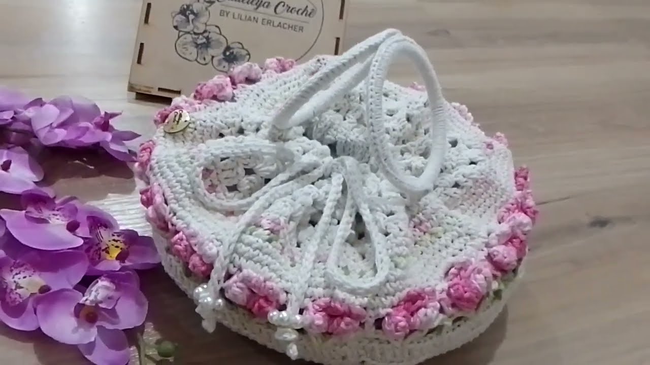 Passo a passo Porta Pratos 🌷Tulipas🌷 em crochê