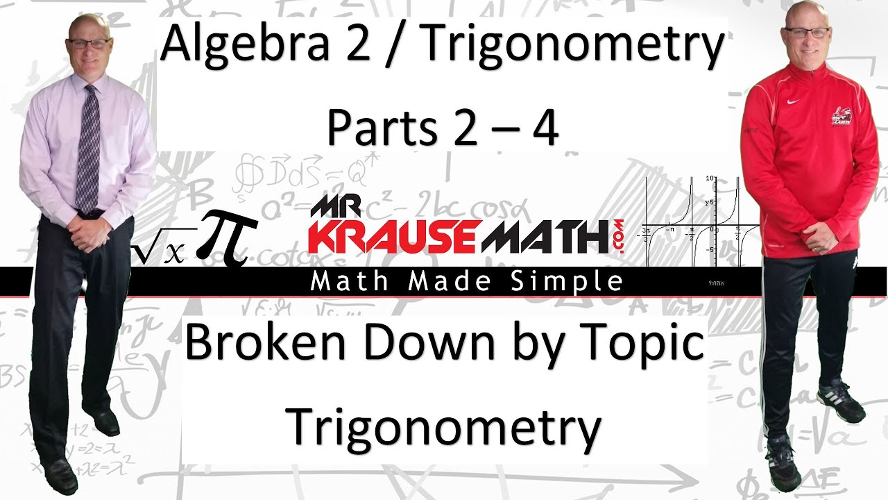 Nys algebra 2 trigonometry regents questions trigonometry youtube